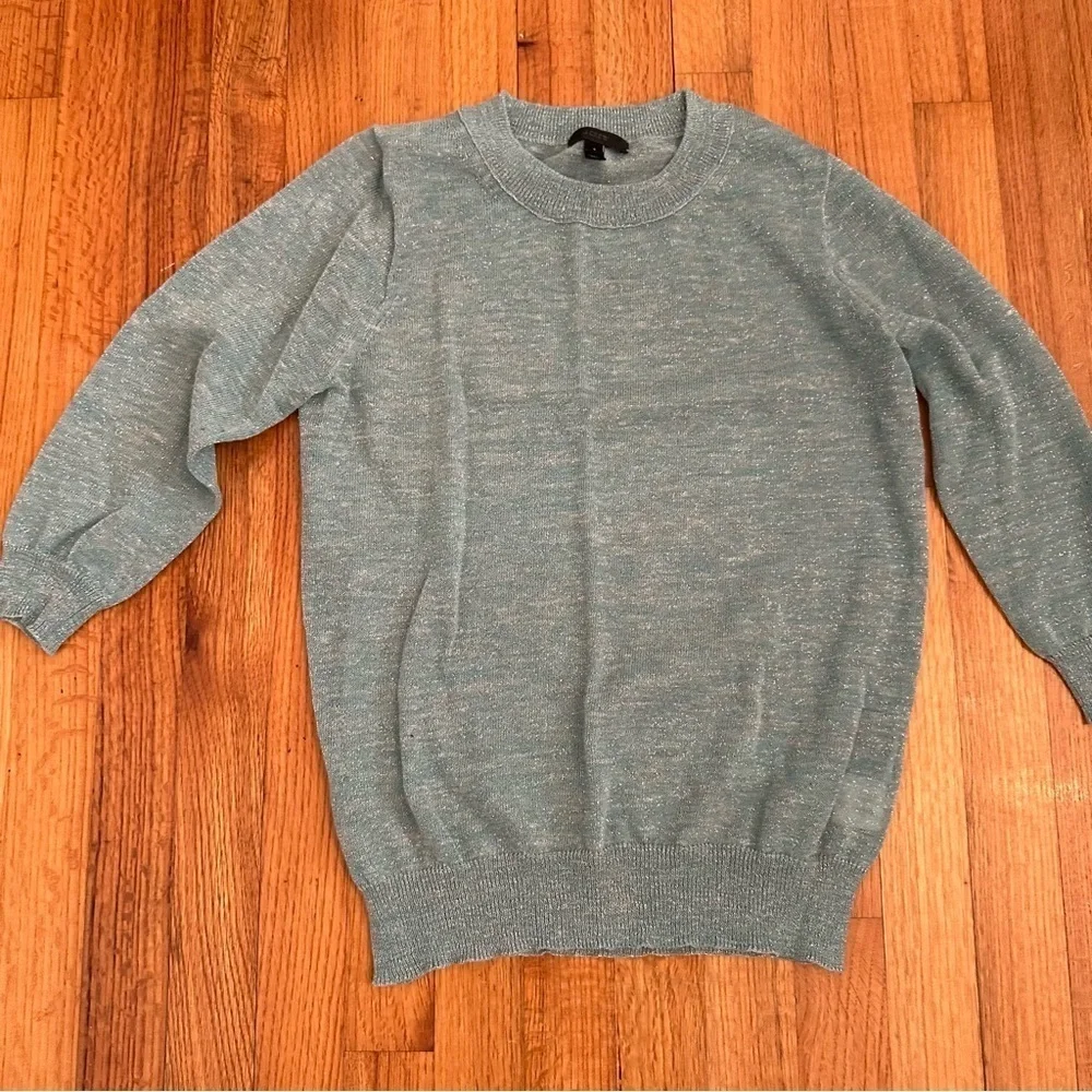 J crew 3/4 Sleeve Light  Lightweight Crewneck Sweater Womens S (j10)